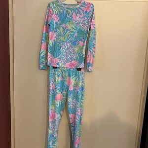 *Lily Pulitzer* Girls 2-piece pajama set, size 8
